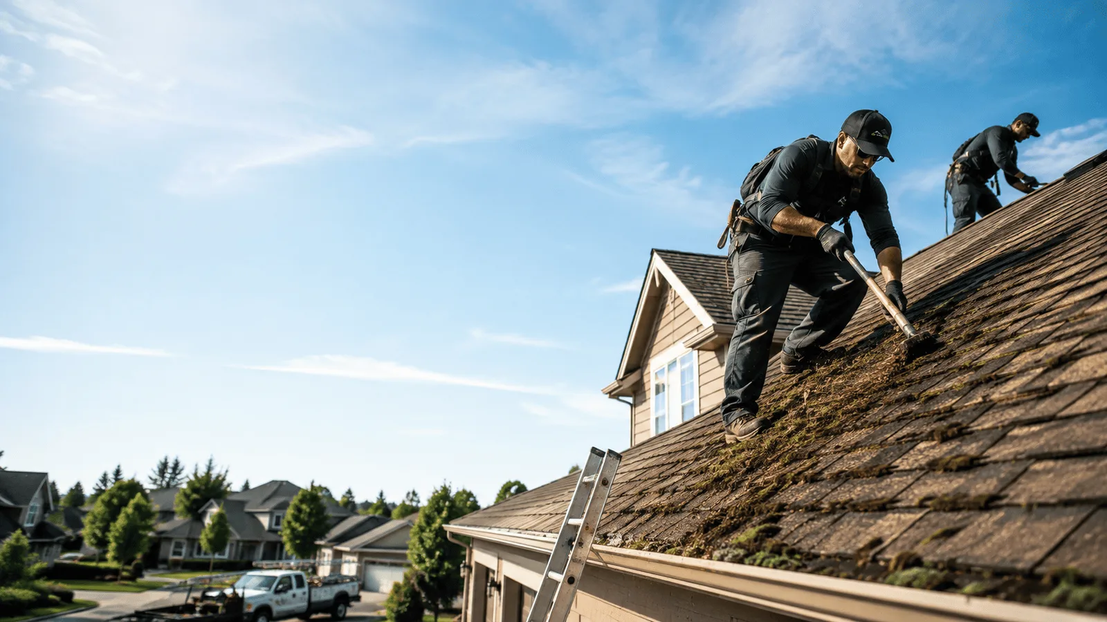 Roof Moss Removal in Wallingford, CT near me